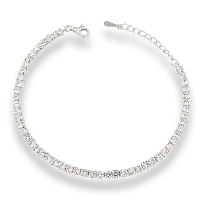 Bracciale Domar Gioielli Donna Tennis argento 925  in Argento Cubic Zirconia BZB097098 - BZB097098